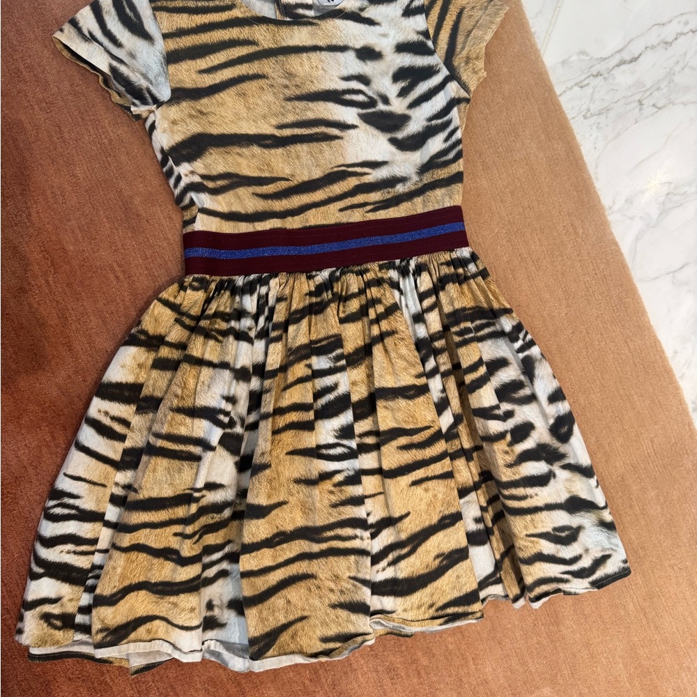 Molo Tiger Print Kids Dress